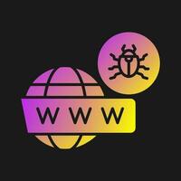Worldwide Hack Vector Icon