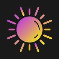 Sun Vector Icon