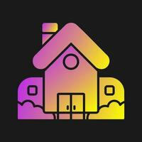 Retirement Home Vector Icon