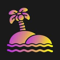 Island Vector Icon