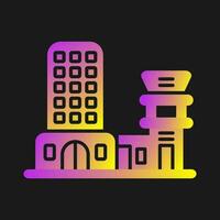 icono de vector de edificio