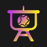 World Presentation Vector Icon