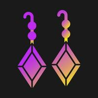 Earrings Vector Icon