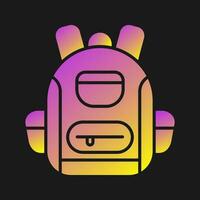 Backpack Vector Icon