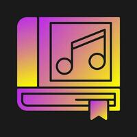 Music Book Vector Icon