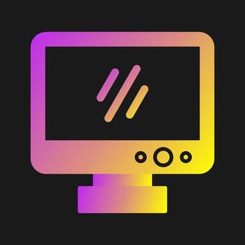 Monitor Vector Icon