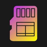 Memory Card Vector Icon