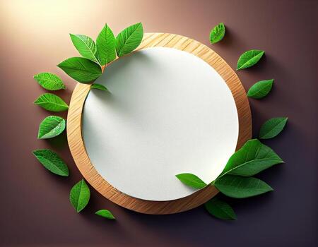 Abstract 3d podium for product presentation with geometric shapes, Empty round podium,Platforms for product presentation show new product background. photo