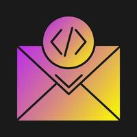 icono de vector de correo