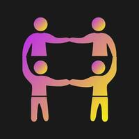 Team Work Vector Icon