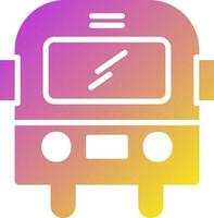 School Bus Vector Icon