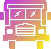 School Bus Vector Icon