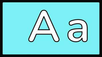 abc alfabeto Aprendendo para crianças rimas vídeo animação cartas video