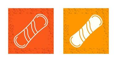 icono de vector de snowboard