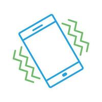 Vibrate Line Icon vector