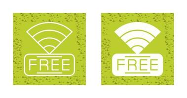 icono de vector wifi gratis