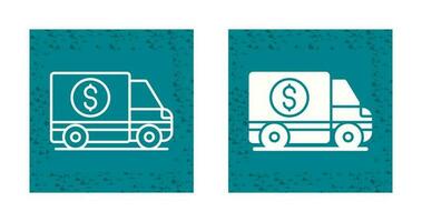 Money Truck Vector Icon