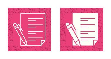 escribir icono vectorial vector