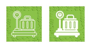 Luggage Scale Vector Icon