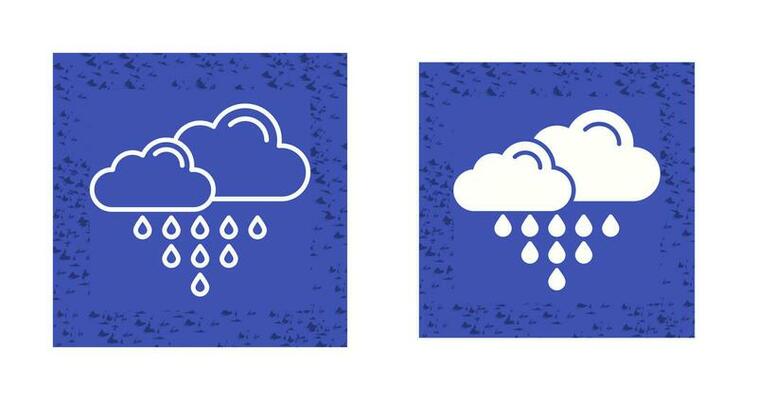 Acid Rain Vector Icon