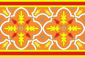 geométrico étnico modelo sin costura diseño para fondo, fondo de pantalla, tela, alfombra, mandalas, ropa, envase, pareo de malasia, mesa paño, forma, geométrico patrón, étnico patrón, tradicional vector