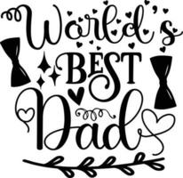 Free Dad Quotes Design vector