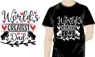 Free Dad quotes Design vector