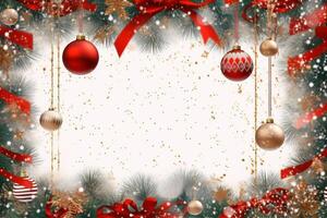 Merry Christmas background and Happy new year, Holiday greeting card, photo