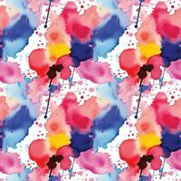 Abstract splash watercolor seamless pattern. vector
