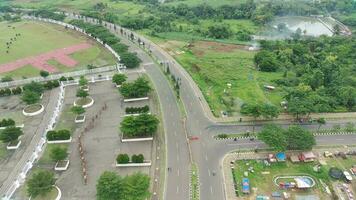 highway around the Pakansari Stadium video