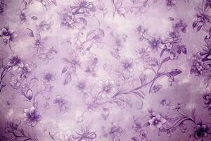 Beautiful colored abstract floral pattern background created with technology. photo