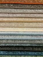 High resolution colorful carpet samples background texture photo