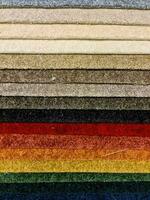 High resolution colorful carpet samples background texture photo