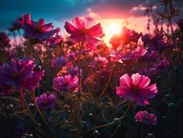 Spring Flower Natural Background Illustration photo