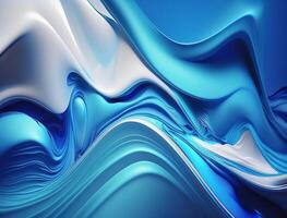 abstract background design with fluid style. photo