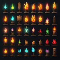 achievement torch fire game photo