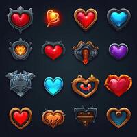 icon heart game photo