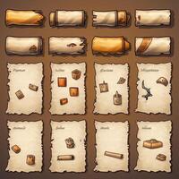 roll papyrus scroll game photo