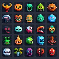 cute monster character avatar photo