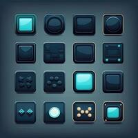 gui square game button photo