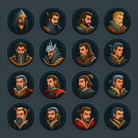 kingdom medieval character avatar photo