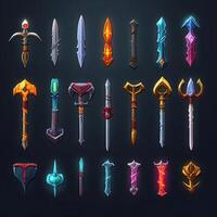 knight sword weapon game photo