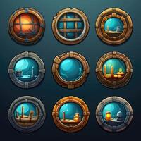 submarine porthole window game photo