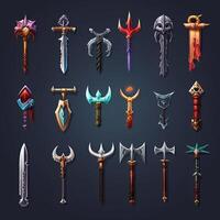 armor sword weapon game photo