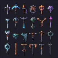 armor sword weapon game photo