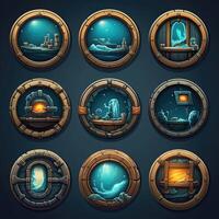 design porthole window game photo