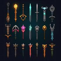 military sword weapon game photo