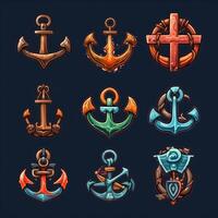 sign anchor ship game photo