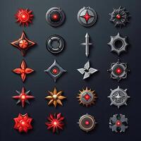 iron shuriken weapon game photo