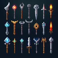 metal sword weapon game photo